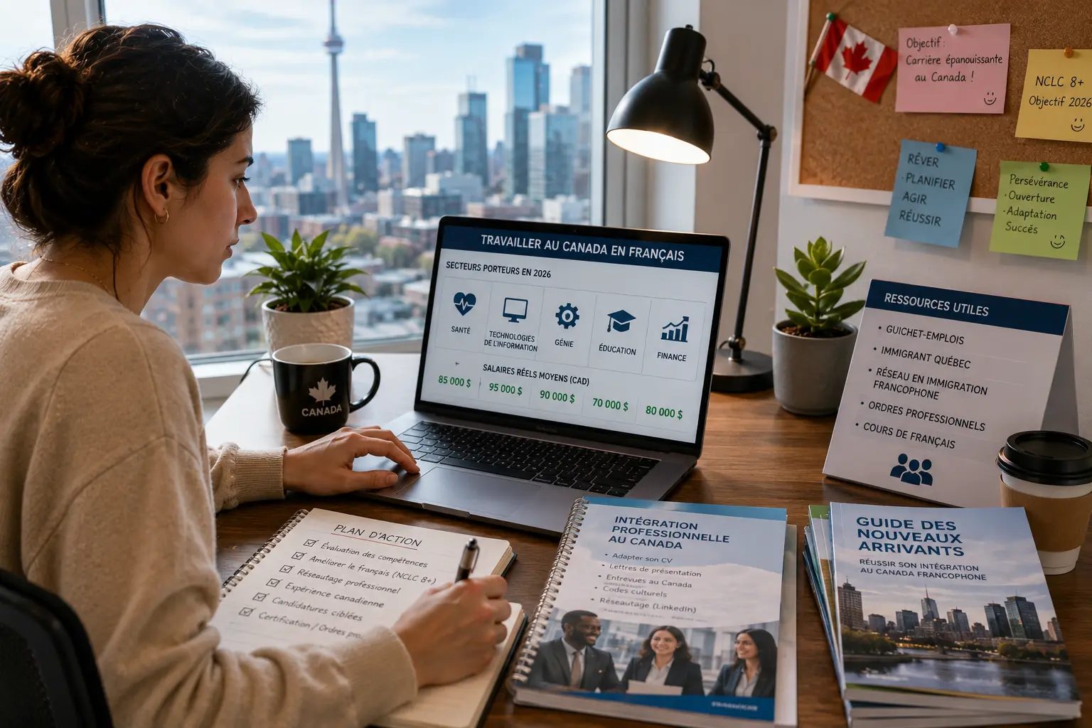 Travailler au Canada en Français 2026 : Secteurs Porteurs, Salaires Réels et Stratégies d'Intégration Professionnelle pour Nouveaux Arrivants Francophones