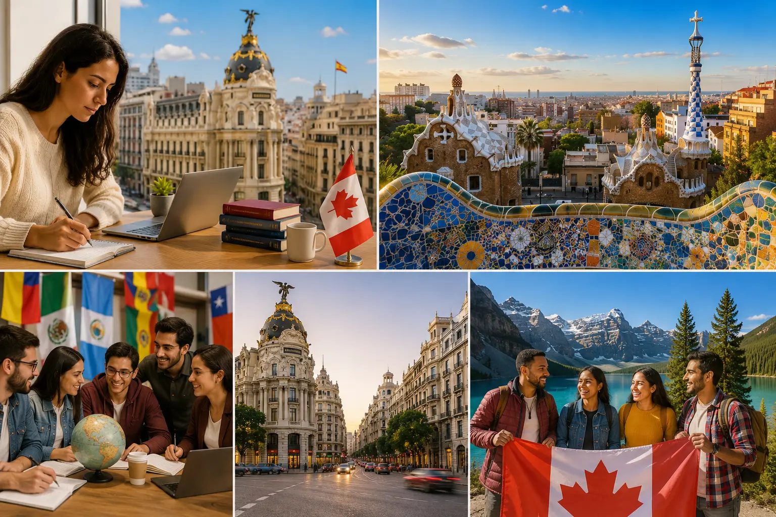 TCF Canada en Espagne 2026 : Centres de Madrid et Barcelone, Défi Espagnol-Français, et l'Immigration Canadienne comme Tremplin pour la Diaspora Latino-Américaine