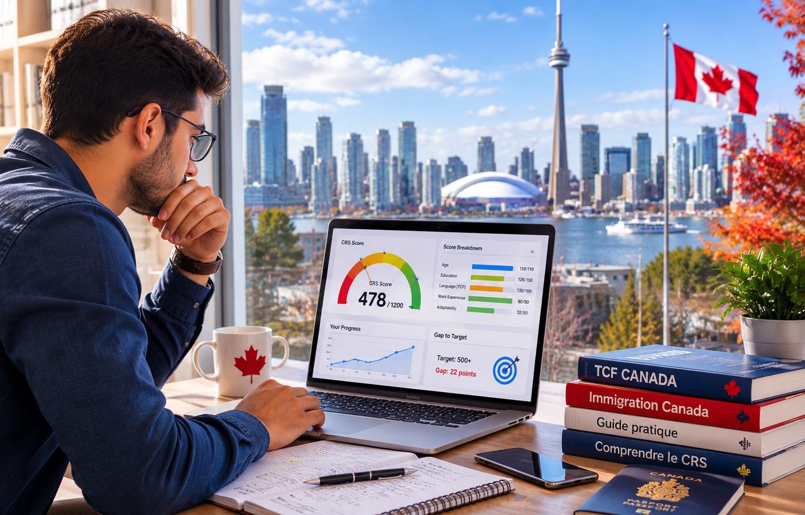 Simulateur de Score TCF Canada 2026 : Comment Calculer Précisément Votre CRS Actuel, Identifier votre Gap et Choisir la Meilleure Stratégie d'Immigration